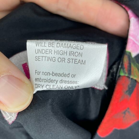 JVN Jovani As Seen On TV JVN65166 Floral Print A-Line Cut-Out Dress Size 2 - Picture 10 of 11